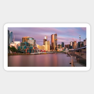 Melbourne sunset Sticker